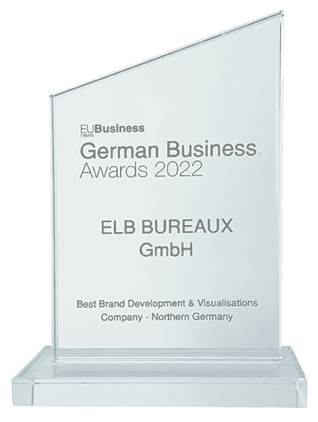  German BusinessAward 2022  Best Brand Development & Visualisations Company – Northern Germany